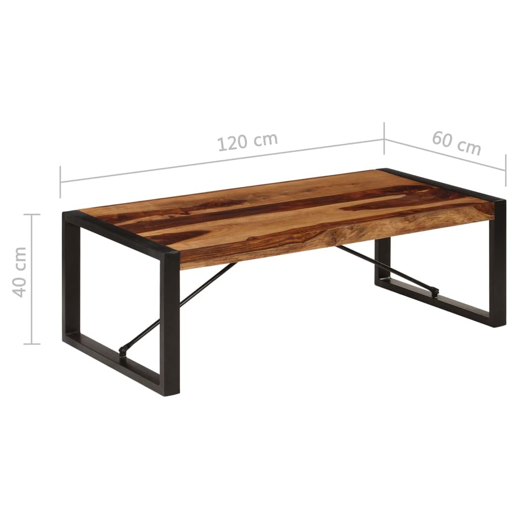 47.2"x23.6"x15.7" Solid Sheesham Wood Coffee Table I147793