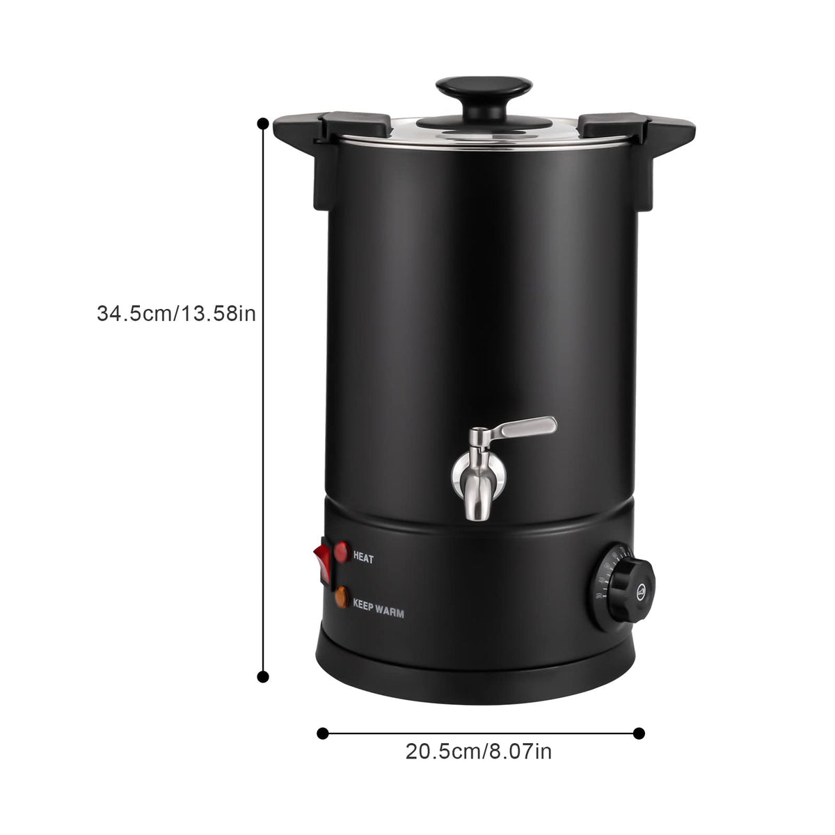 8L Electric Stainless Steel Coffee Urn X92106