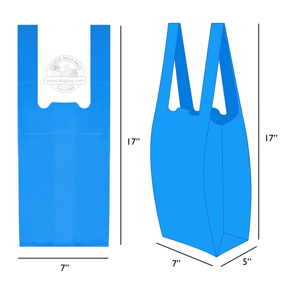 700 Tie-Handle Bags Blue P11087