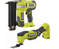 18V Cordless 18-Gauge Brad Nailer and Multi-Tool Combo Kit I2837