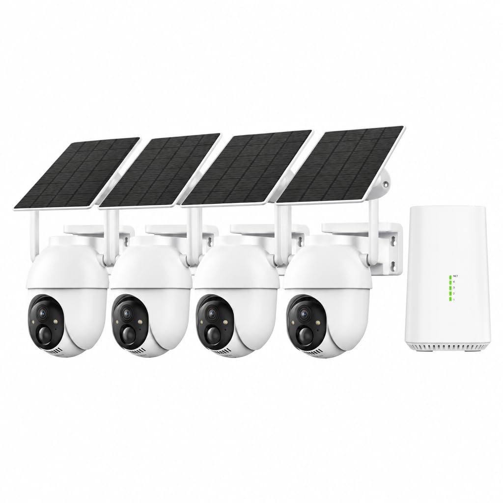 Wireless Solar Security Camera System H214465