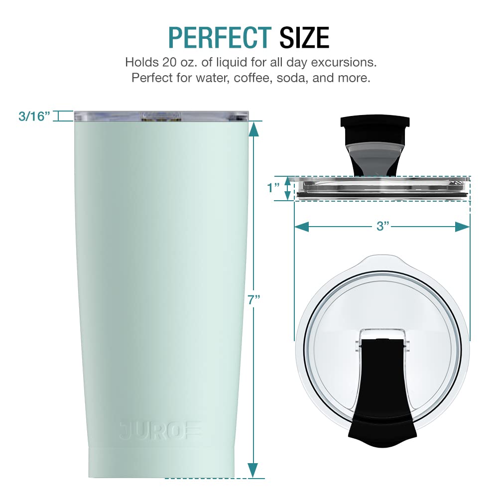 20 oz Stainless Steel Vacuum Insulated Tumbler with Lid and Straw P860477