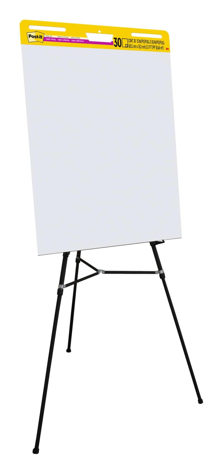 Self-Stick Easel Pad Value Pack, Quadrille Rule, 25 x 30, White, 30 Sheets, 4/Carton A64184