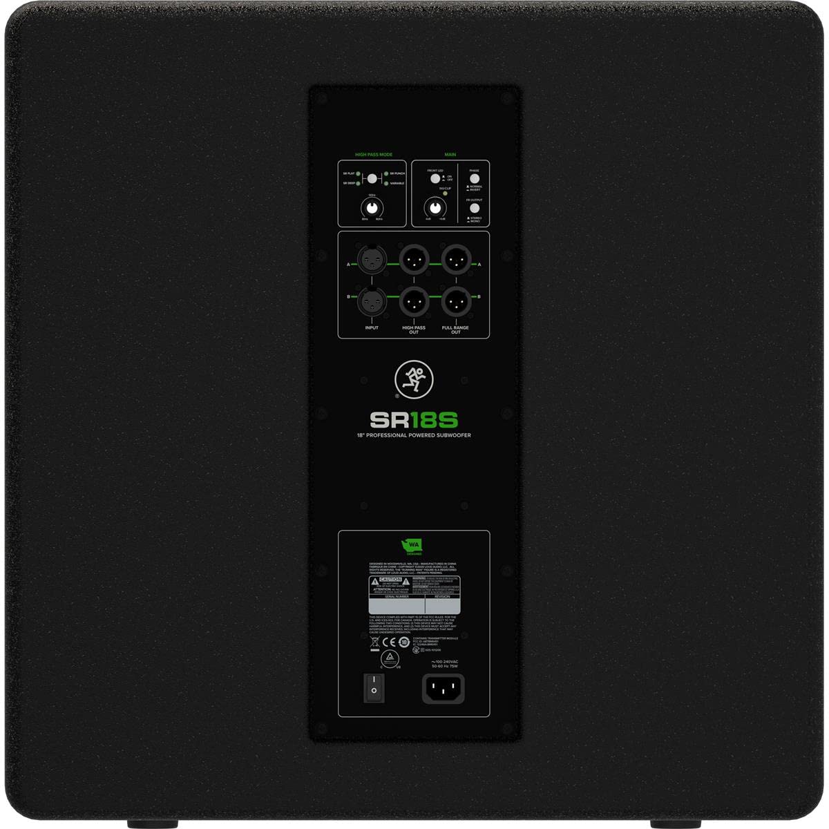18-Inch 1600W Powered Subwoofer J18200