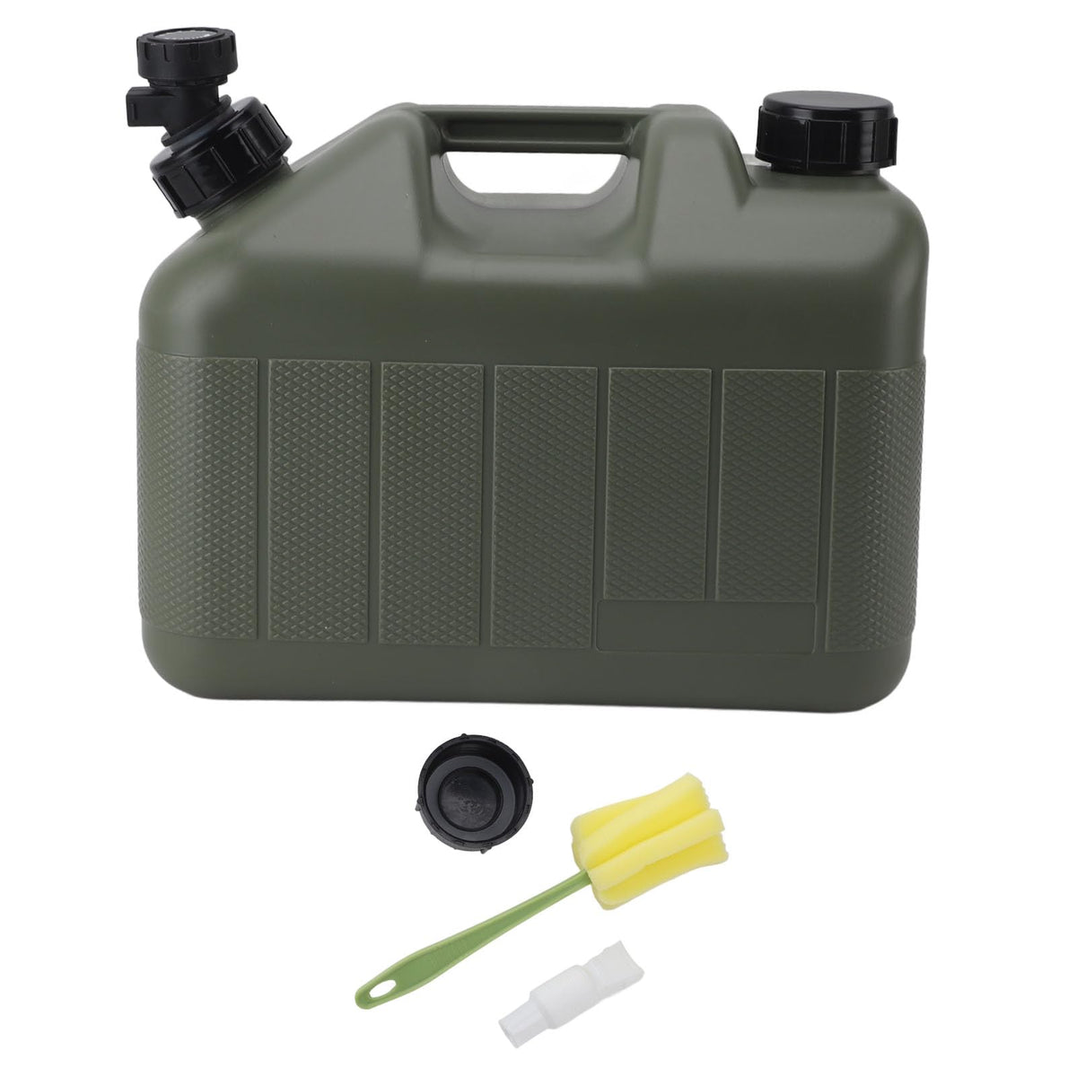 Portable 10L Green Water Storage Jug with Faucet T864