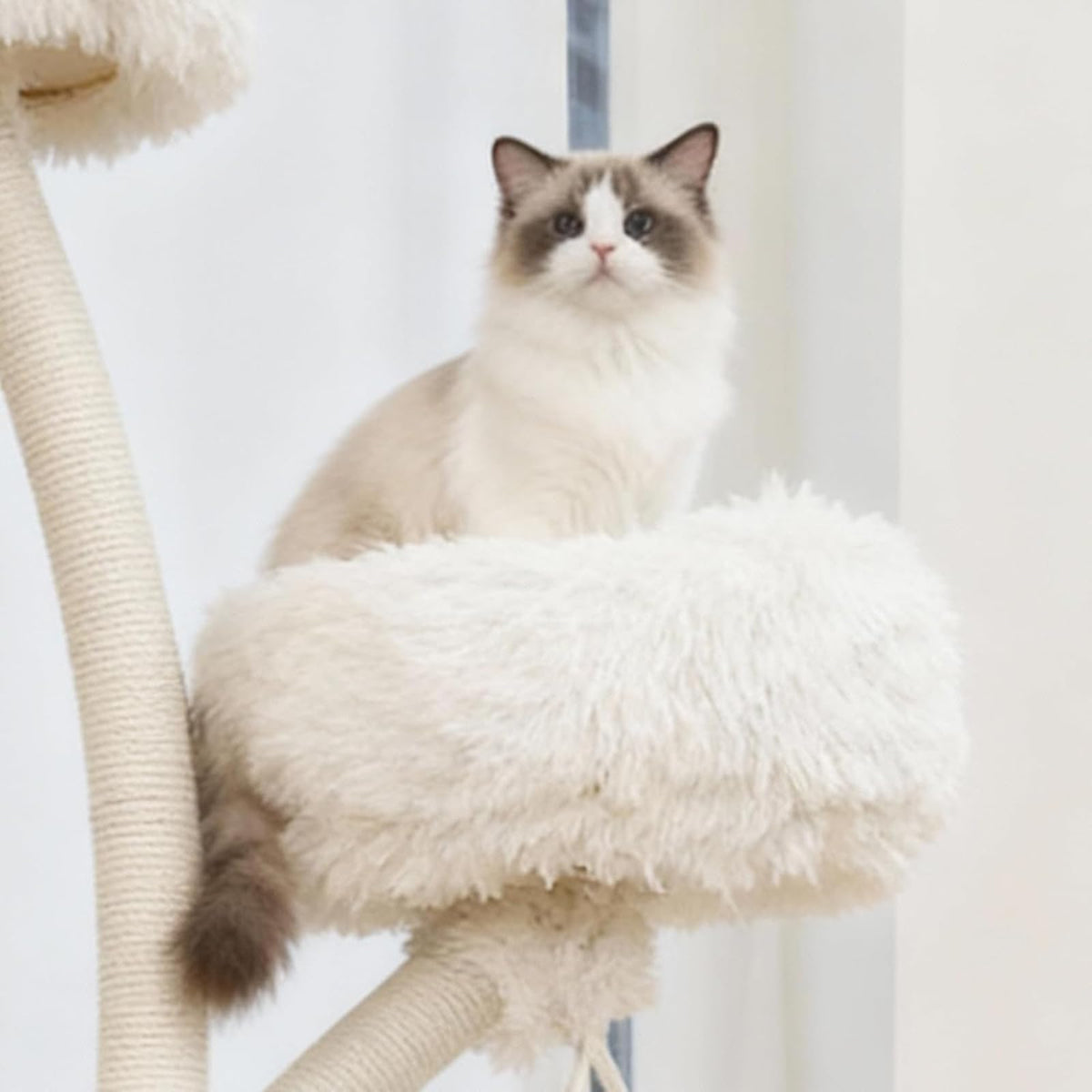70" Multi-Level Cat Tree Tower with Plush Perches and Sisal Scratching Posts I474988