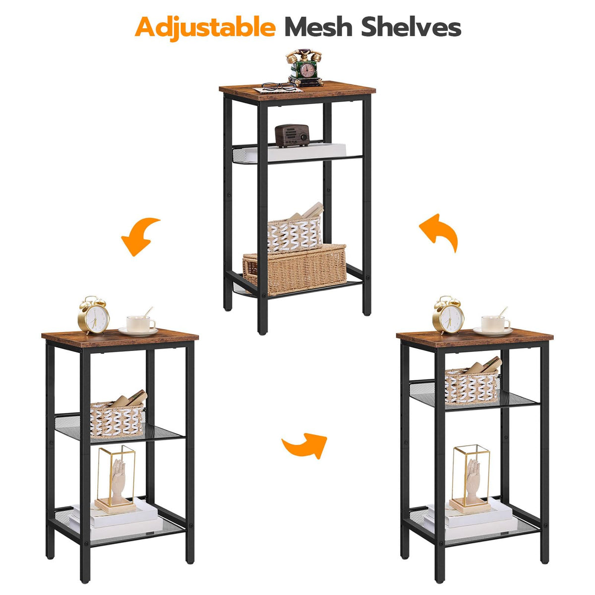 Tall 3-Tier Side Table C5748