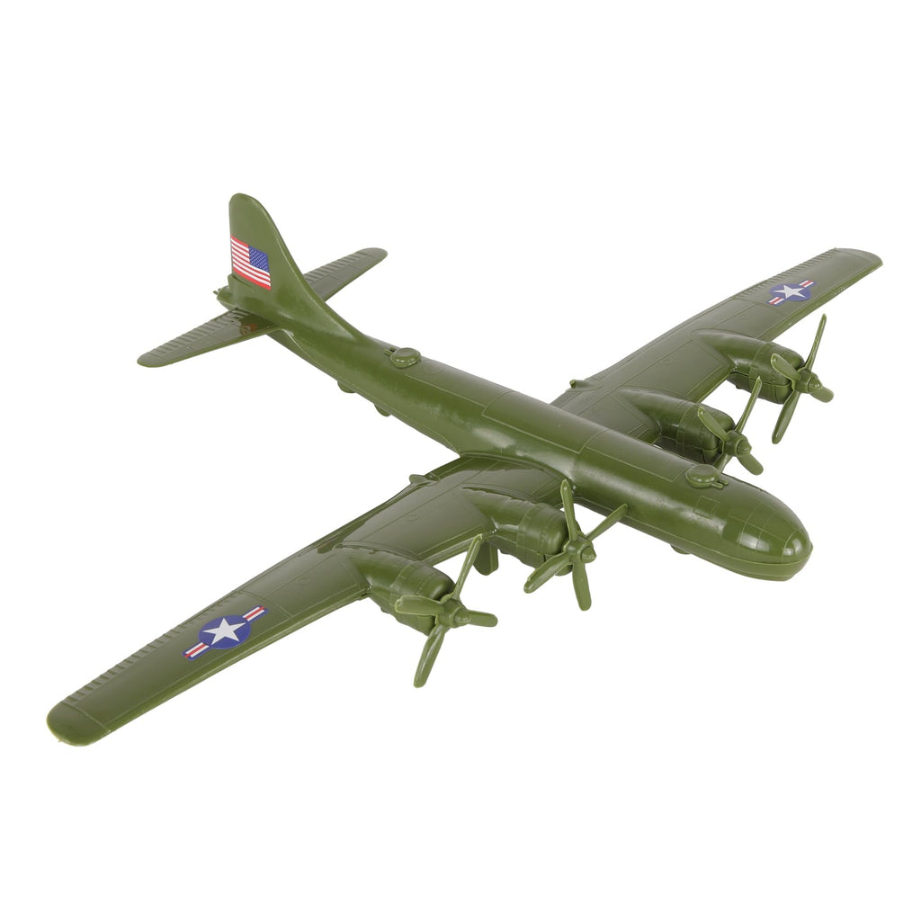 OD Green Plastic Bomber Plane O9672