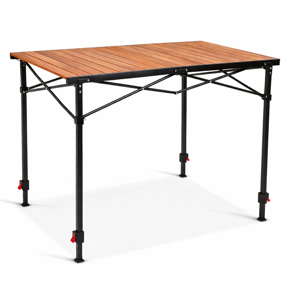 Large Adjustable Height Aluminum Camping Table Z274
