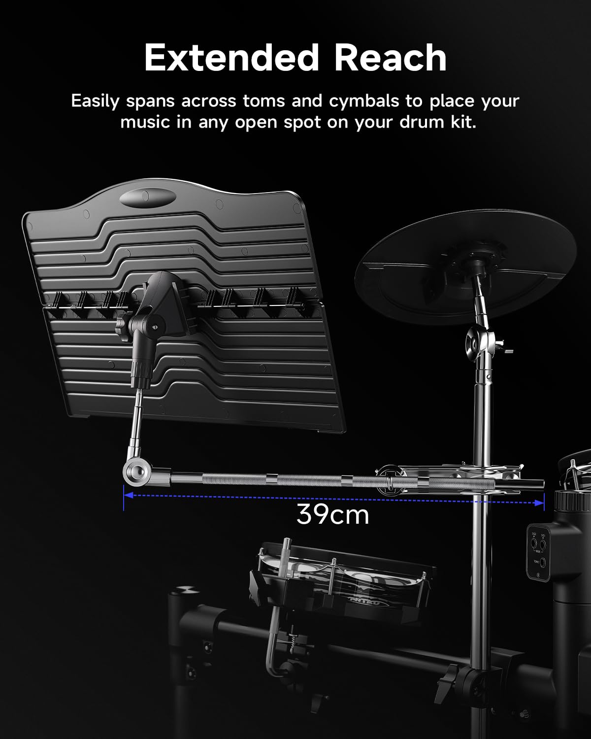 Adjustable Clamp On Sheet Music Tray W183