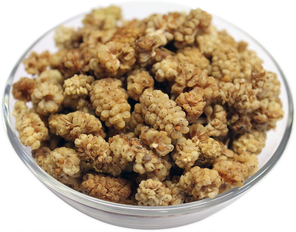 Organic Soft Dried White Mulberries 4 Ounce D4617