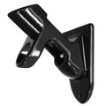 Two-Position Flag Pole Holder Mounting Bracket Aluminum 1" Inner Diameter Black H244714