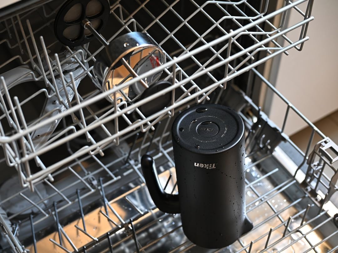 Black 34Oz Stainless Steel French Press Coffee Maker X33826