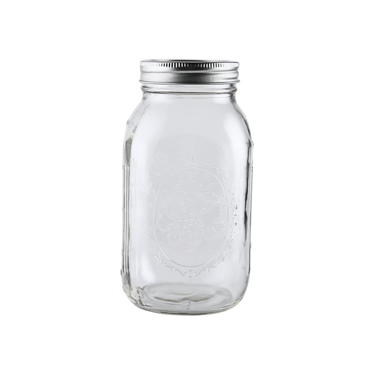 16oz Regular Mouth Glass Mason Jars with Lids & Bands, Set of 12 W751250
