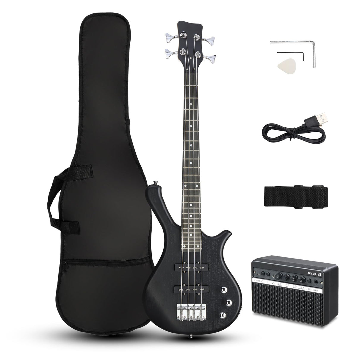 36 Inch 4 String Electric Bass Guitar A69969