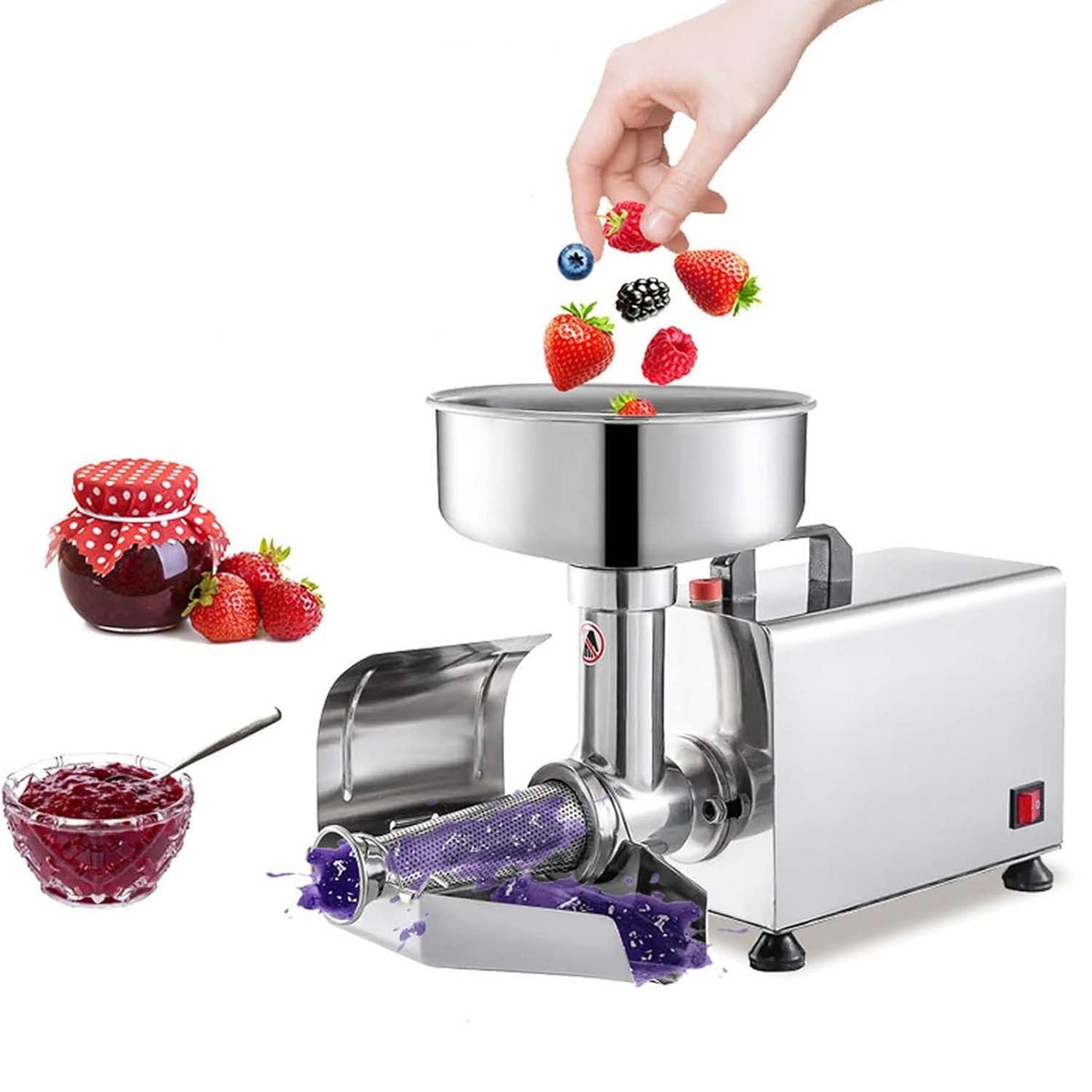 450W Stainless Steel Tomato Strainer with Seed Separator T456693