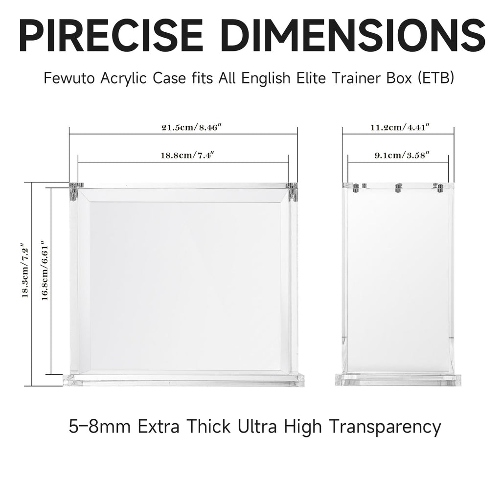 Acrylic Display Case with Locking Lid C6178