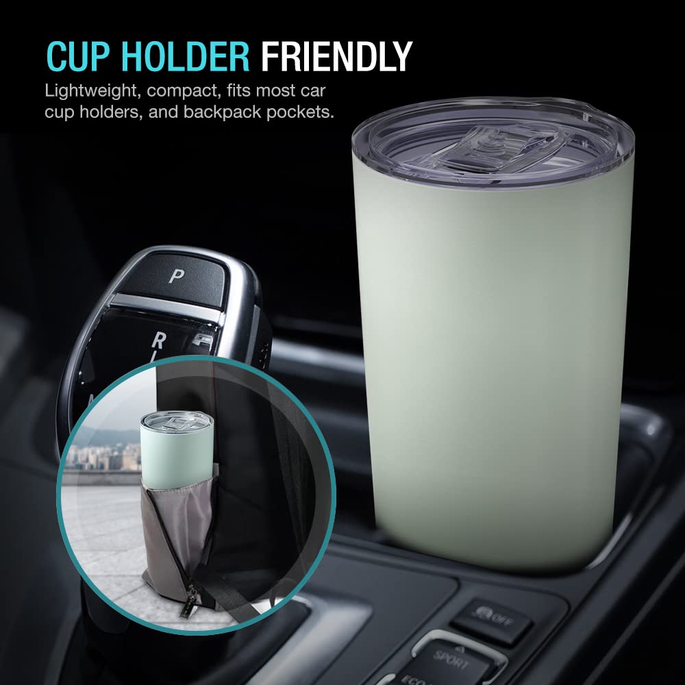 20 oz Stainless Steel Vacuum Insulated Tumbler with Lid and Straw P860477