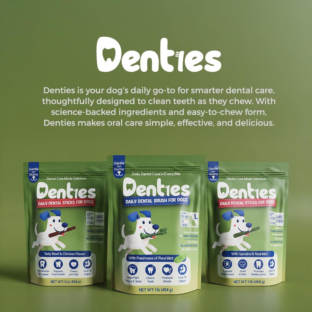 Dental Chews for Small Dogs 16 oz 35 Treats Y5855