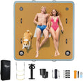 7×7' Inflatable Floating Dock with Ladder N584655