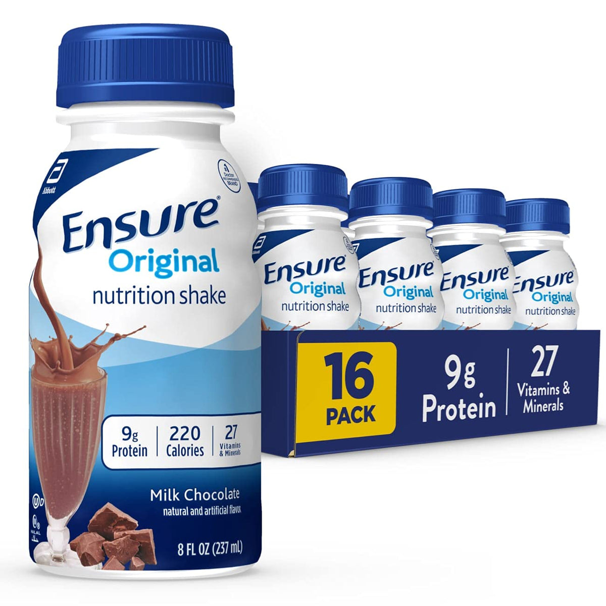 Milk Chocolate Nutrition Shake 8 fl oz 16 Pack D4595