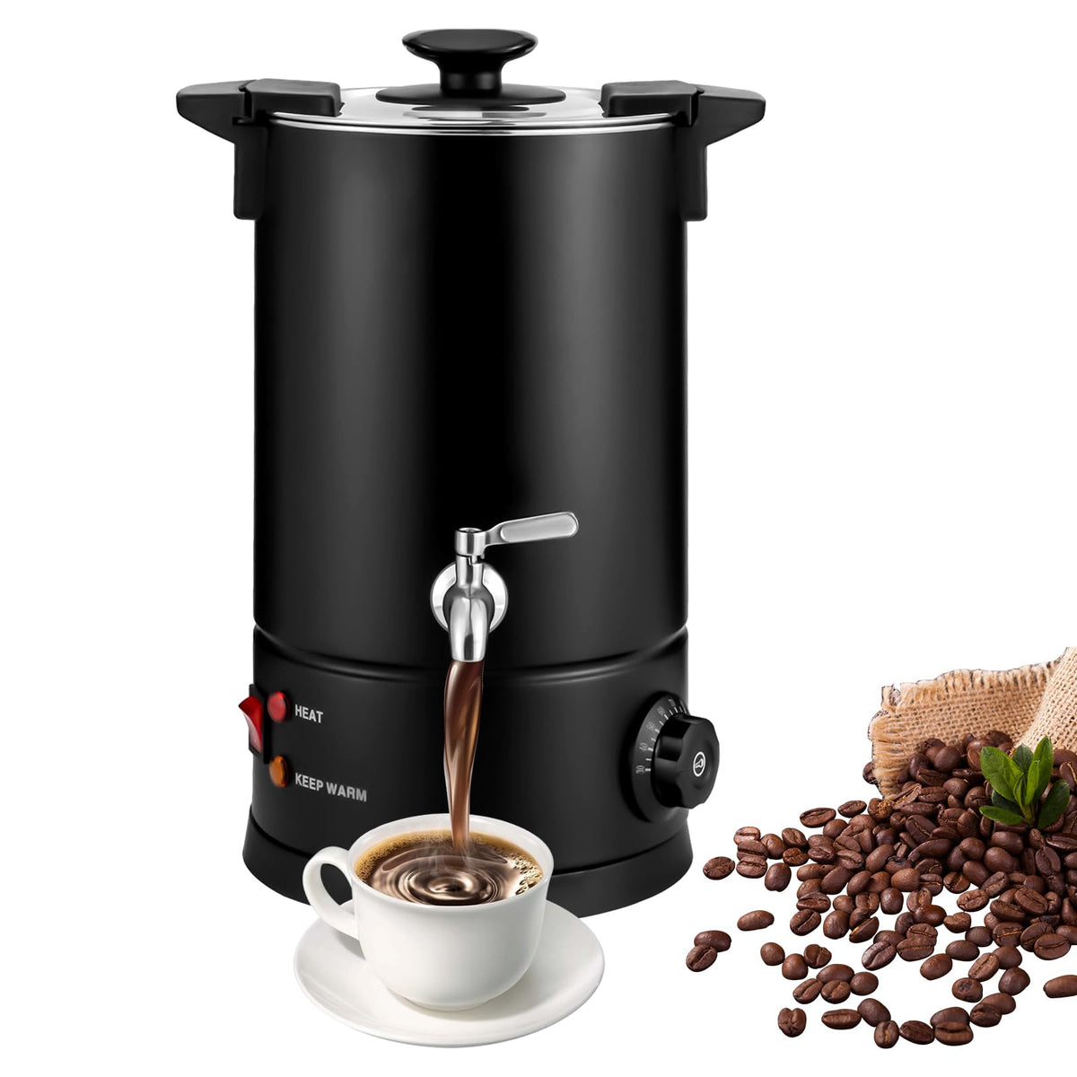 8L Electric Stainless Steel Coffee Urn X92106