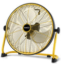 20" Portable Battery Operated Metal Floor Fan V39241
