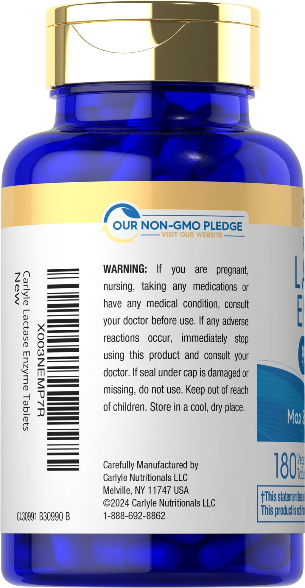 Lactase Enzyme Tablets 180 Pills L645616