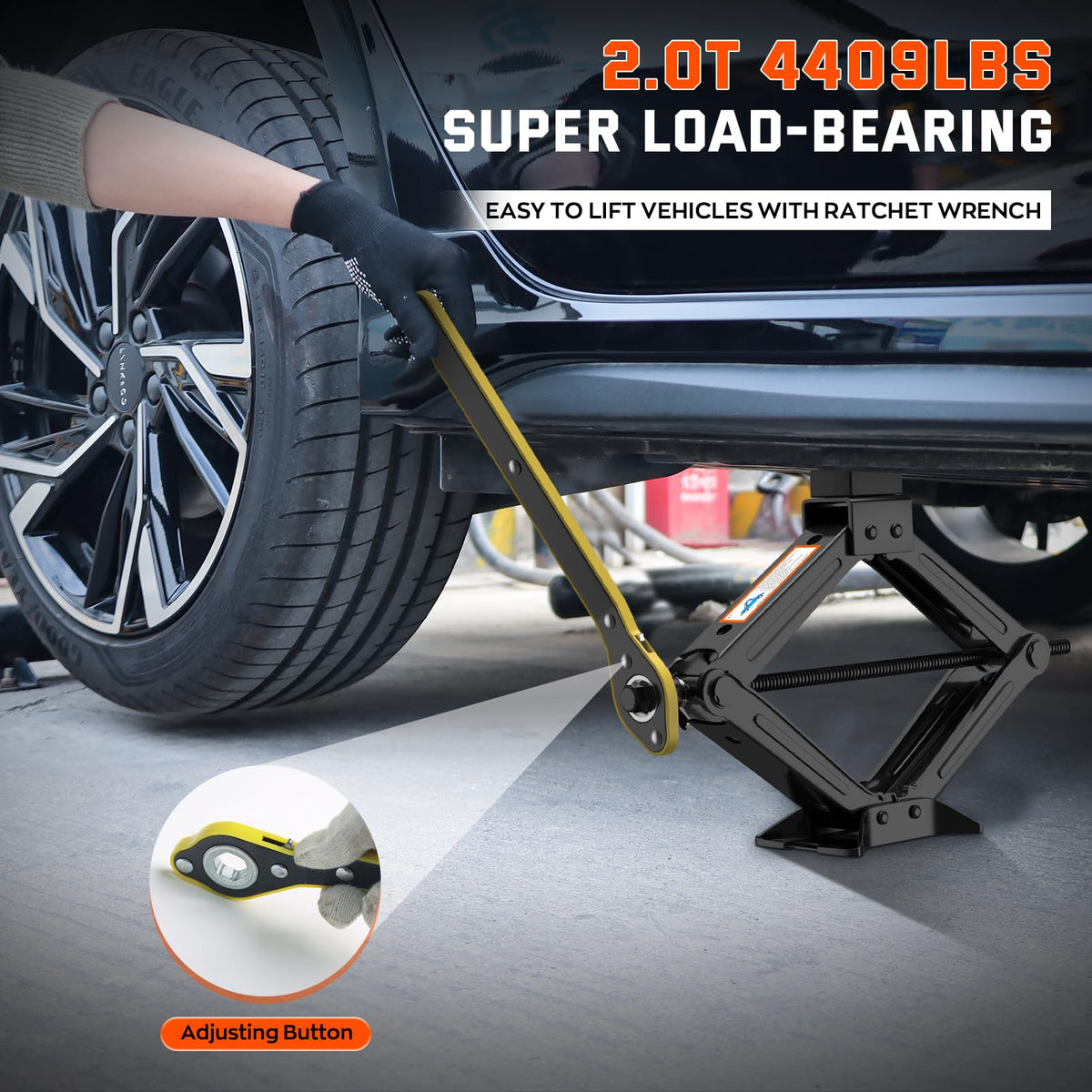 2 Ton Scissor Jack Kit with Lug Wrench P277804