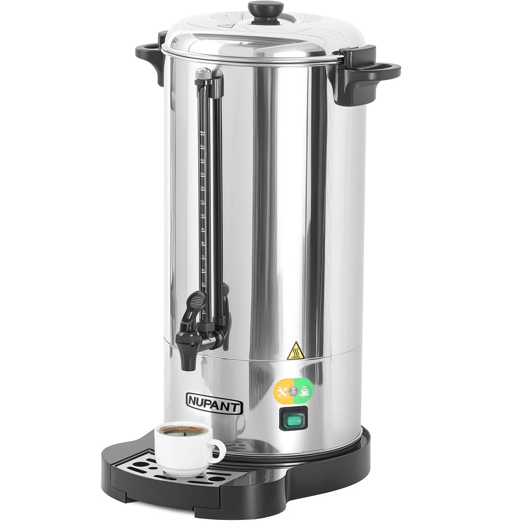 100 Cup Stainless Steel Coffee Urn with Keep Warm Mode Q50897