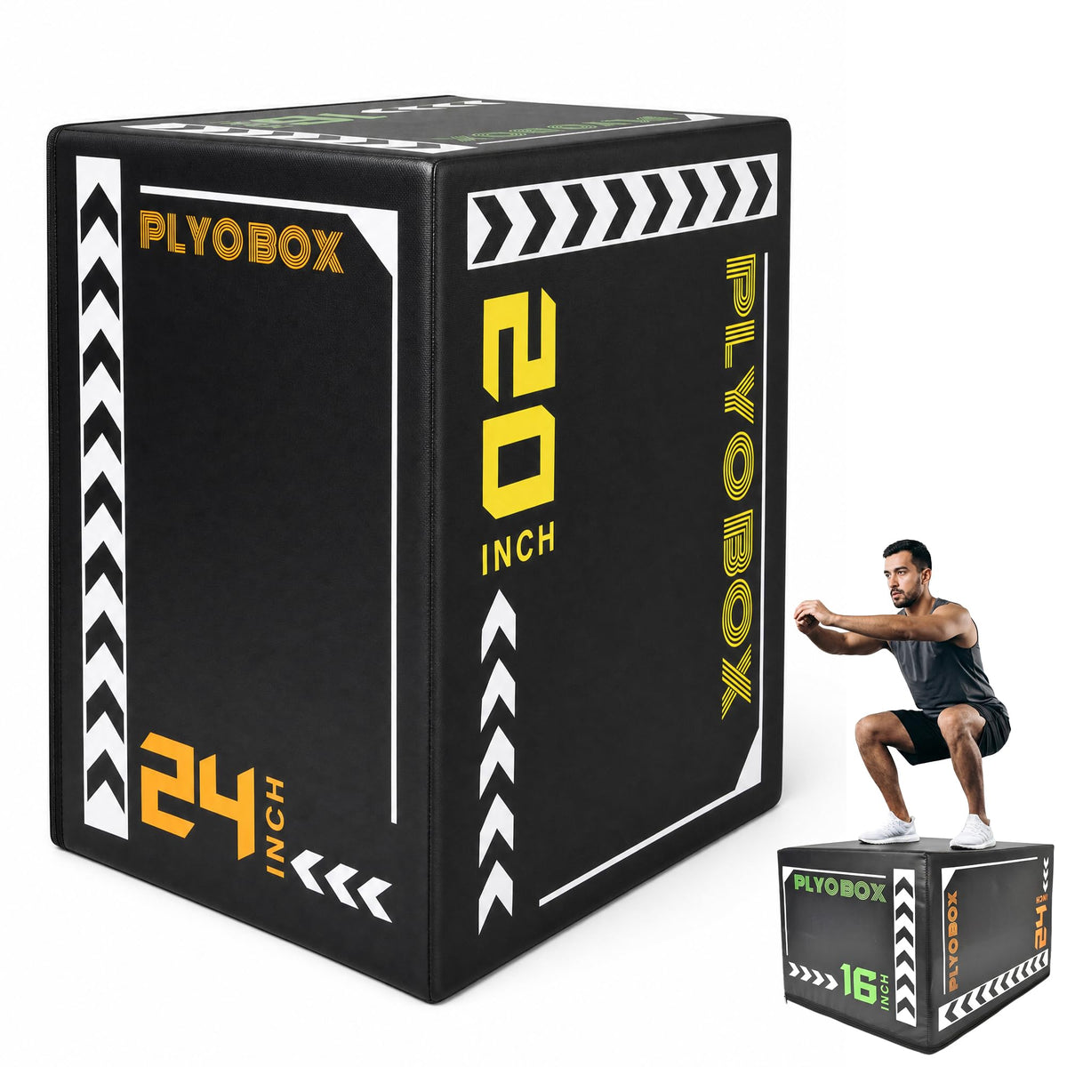 3-in-1 Foam Plyometric Jump Box H460390
