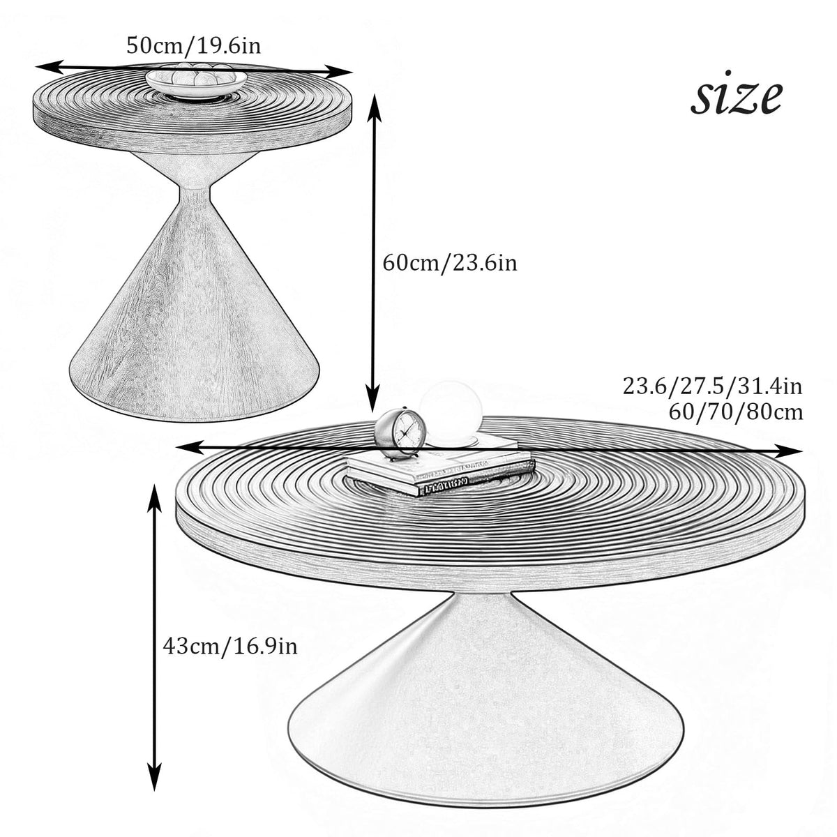 Round Storage Coffee Table R14496