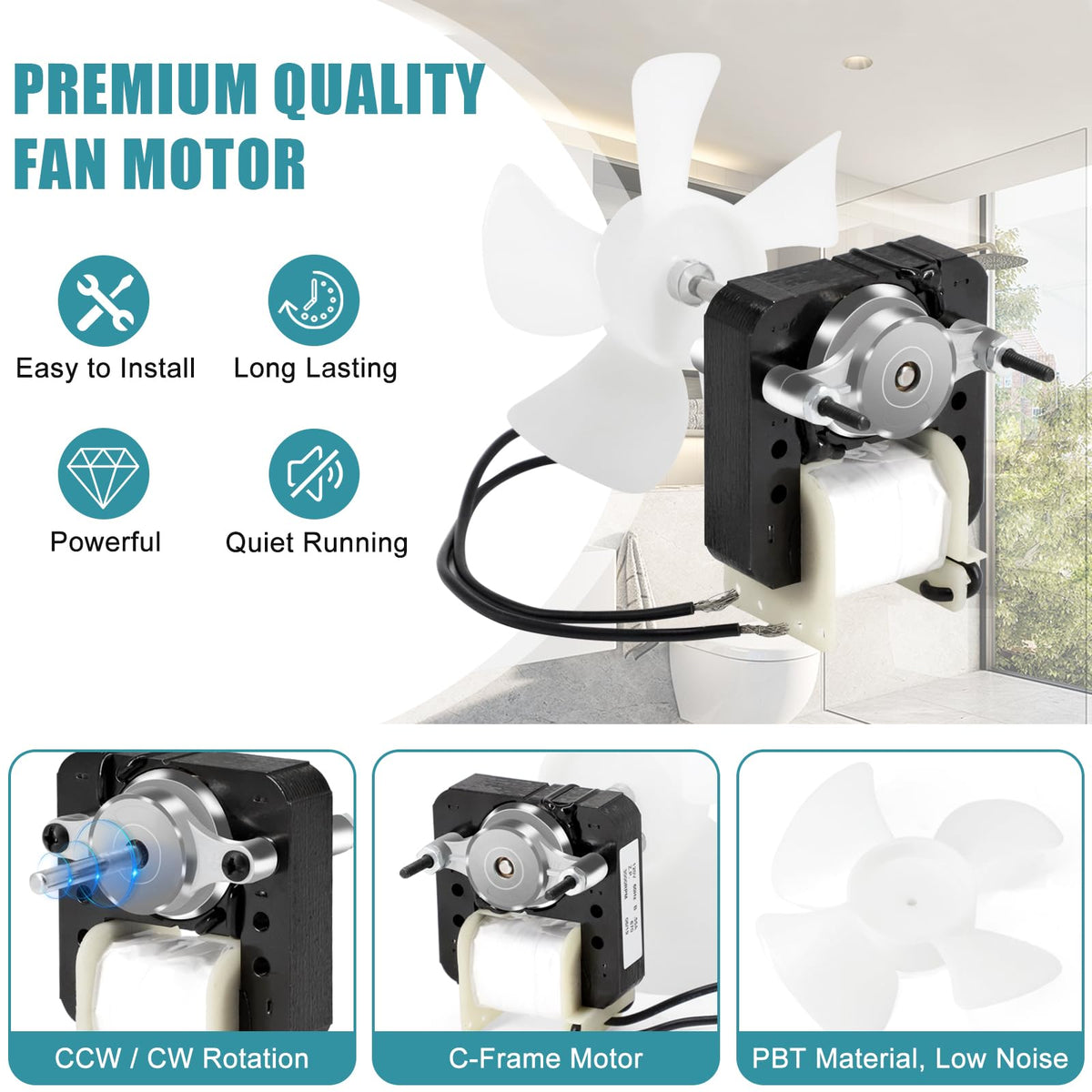 120V C-Frame Motor R1989