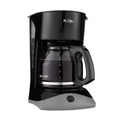 Black 12 Cup Coffee Maker with Glass Carafe D947933