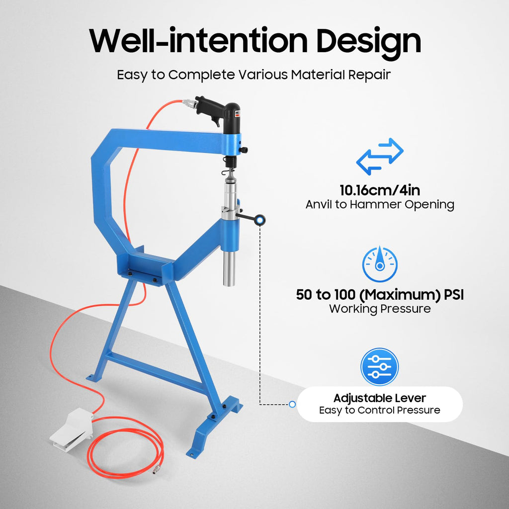 Pneumatic Planishing Hammer Metal Fabrication Set H5600
