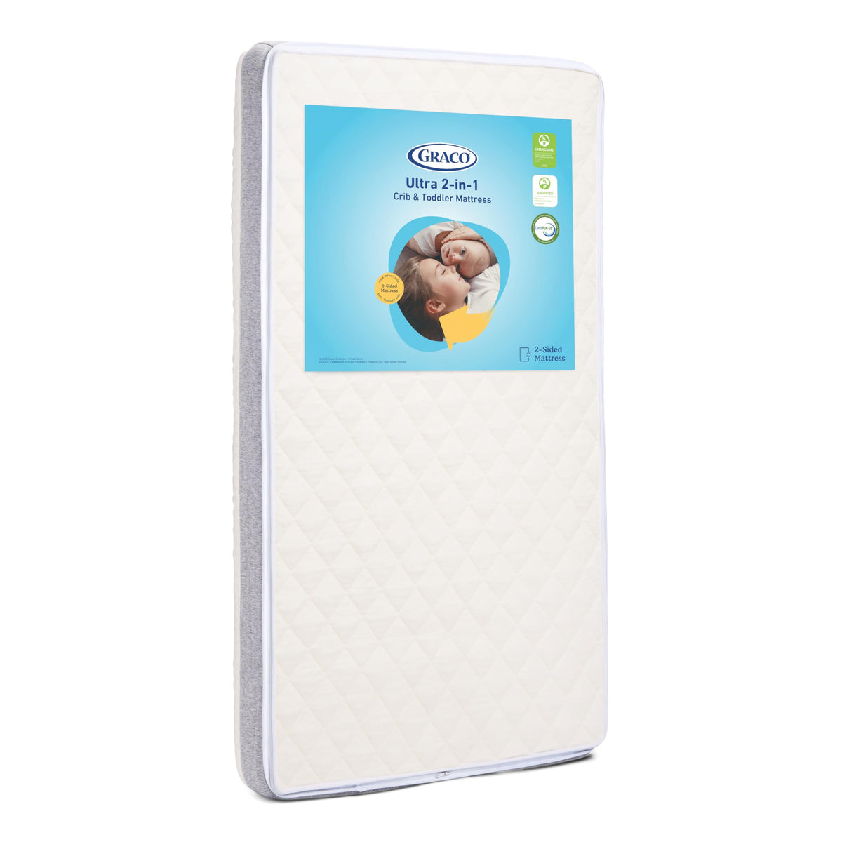 2-in-1 Dual Sided Baby Crib & Toddler Mattress V536454