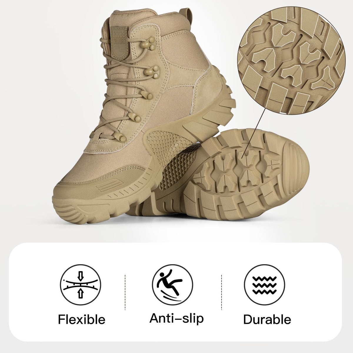 Waterproof Lightweight Tactical Work Boots Y10100