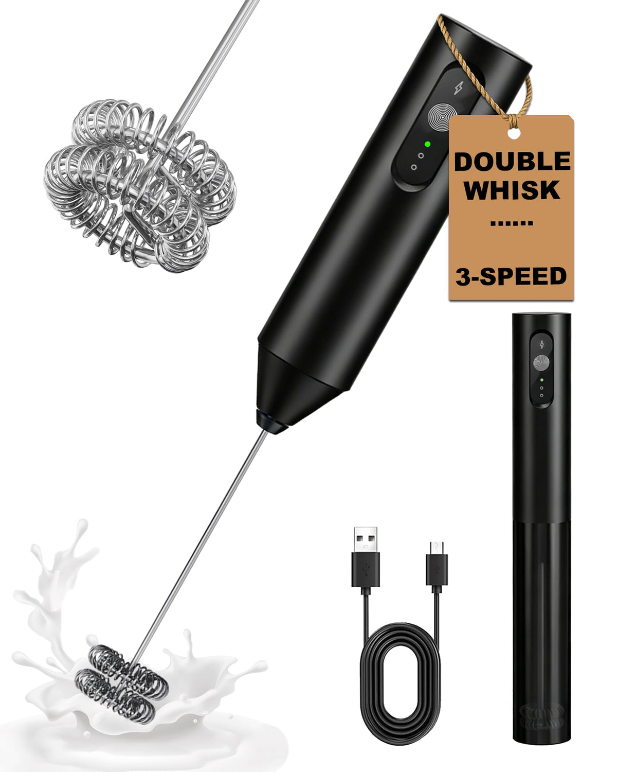 Rechargeable Handheld Milk Frother R438