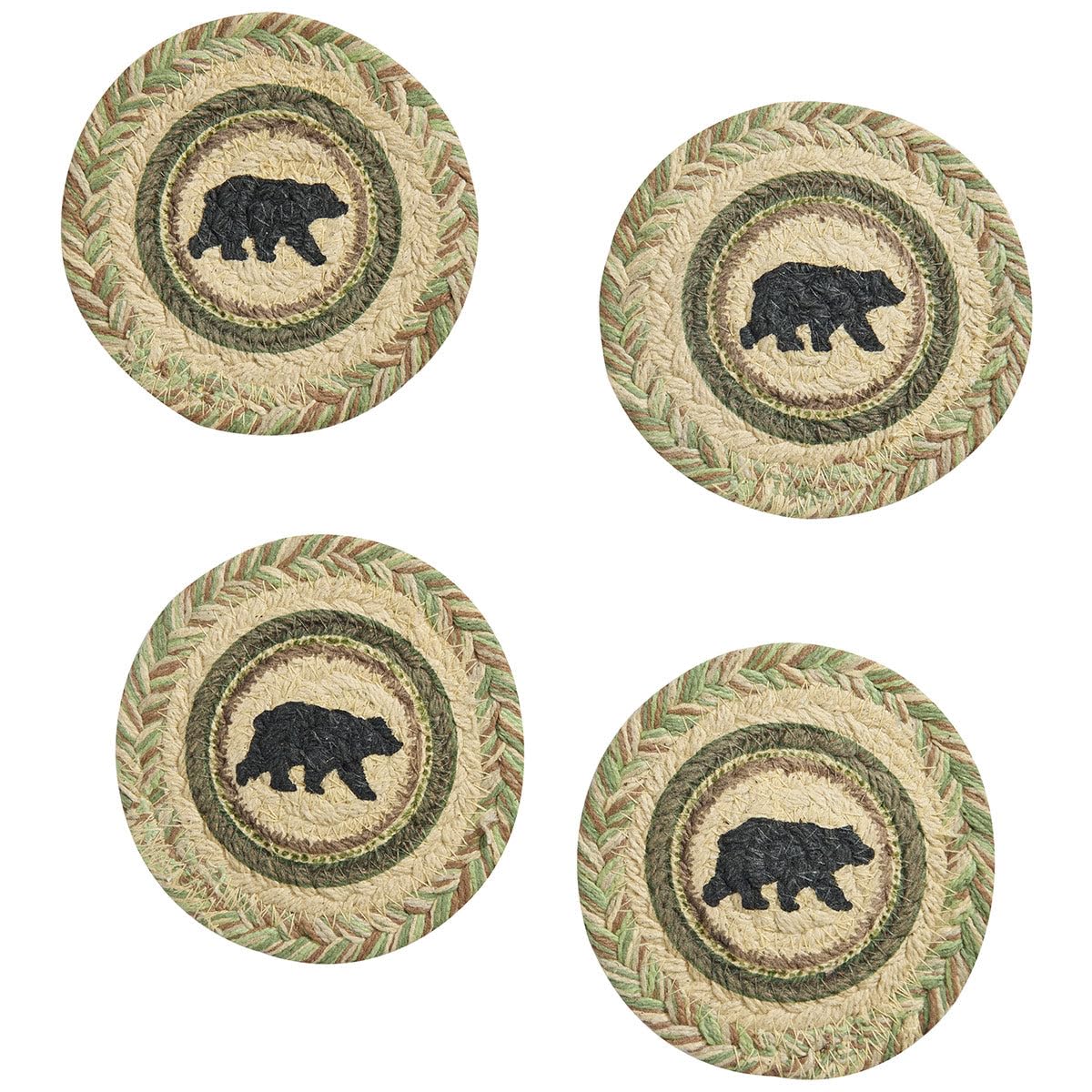 Black Bear Coaster Set G705418