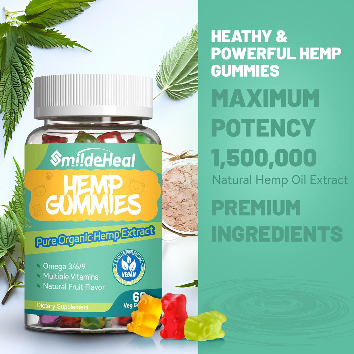 Hemp Gummies 1,500,000 MCG J6556