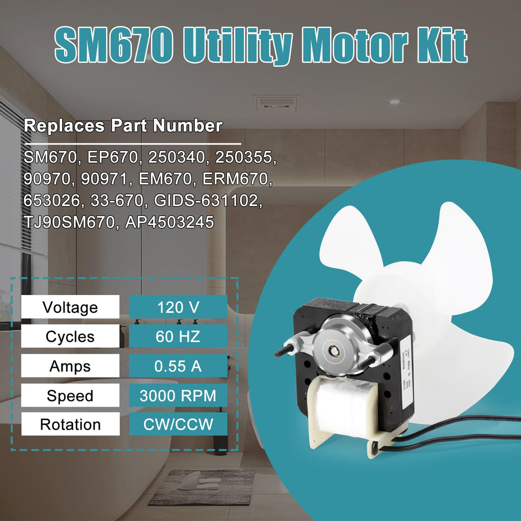 120V C-Frame Motor R1989