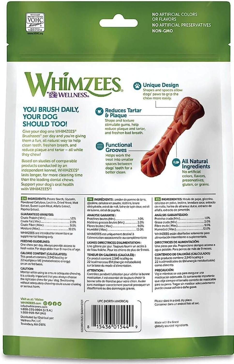 Natural Grain-Free Dental Dog Treats Variety Pack K4810
