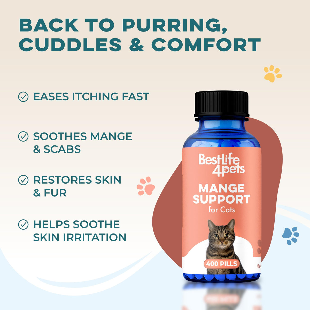 Mange Support for Cats 400 Pills M3137