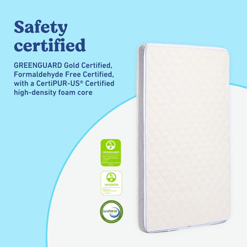 2-in-1 Dual Sided Baby Crib & Toddler Mattress V536454