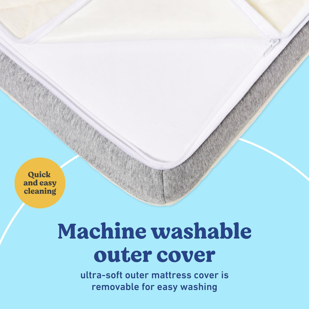 2-in-1 Dual Sided Baby Crib & Toddler Mattress V536454