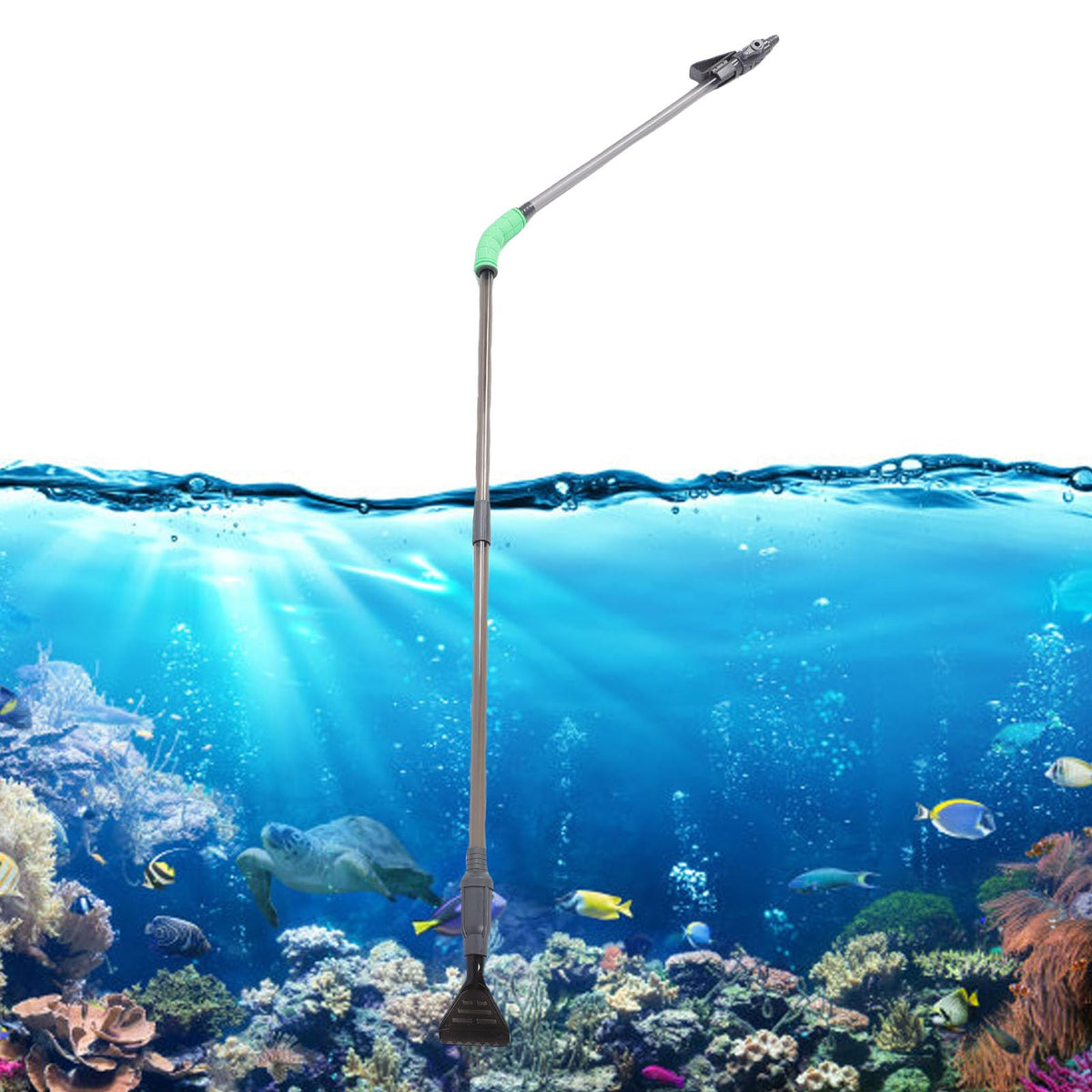 Aquarium Siphon Vacuum Cleaner 5 in 1 Water Changer Tool B745