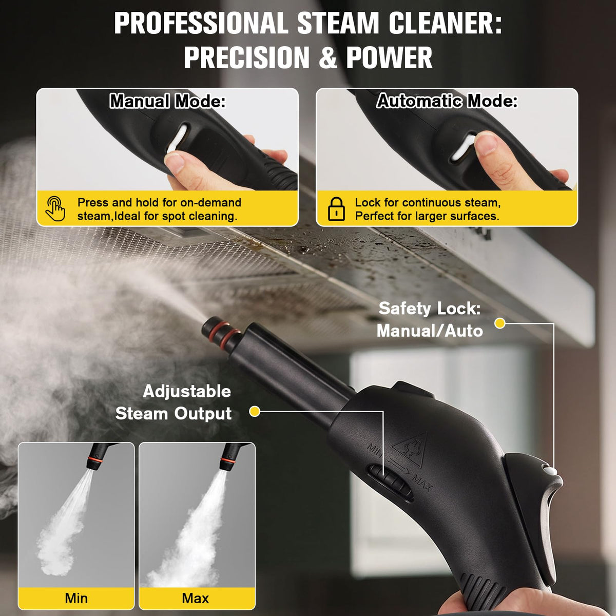 4.5 Bar 300°F Steam Cleaner I9945
