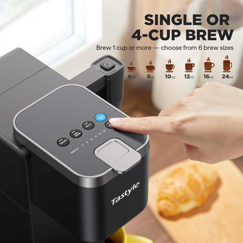 Single Serve Coffee Maker with Milk Frother U544