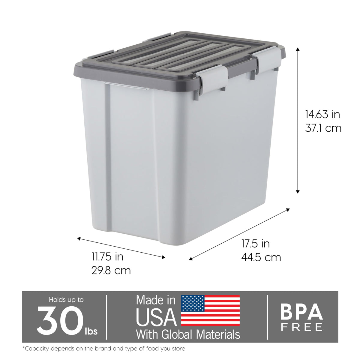 Dog Food Storage Container Up to 30 lbs Q816159
