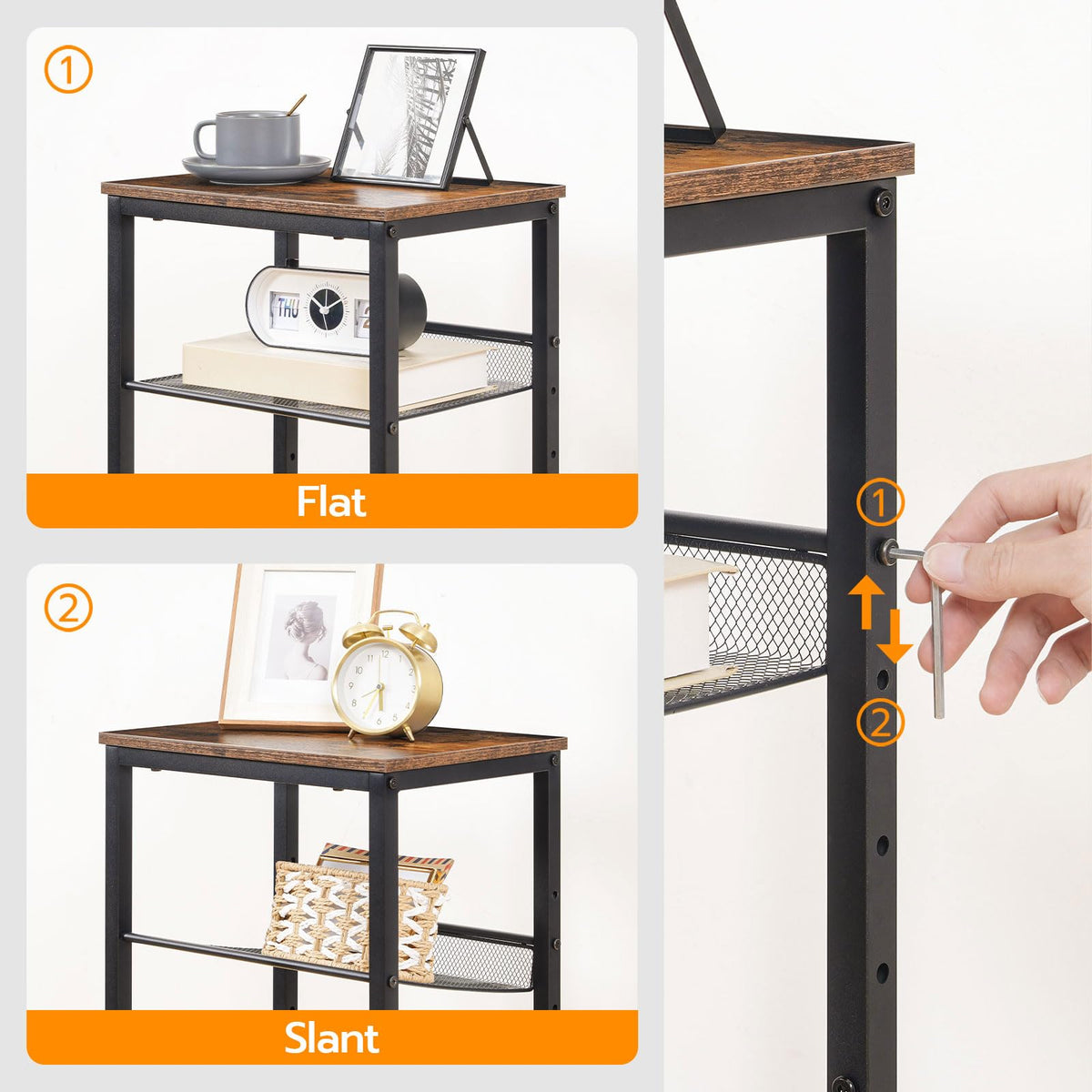 Tall 3-Tier Side Table C5748